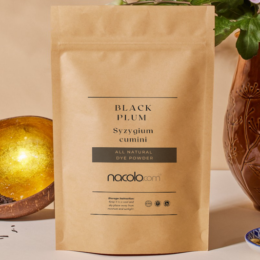 Black Plum Dye Powder | Natural Purple & Violet Eco-Friendly Dye