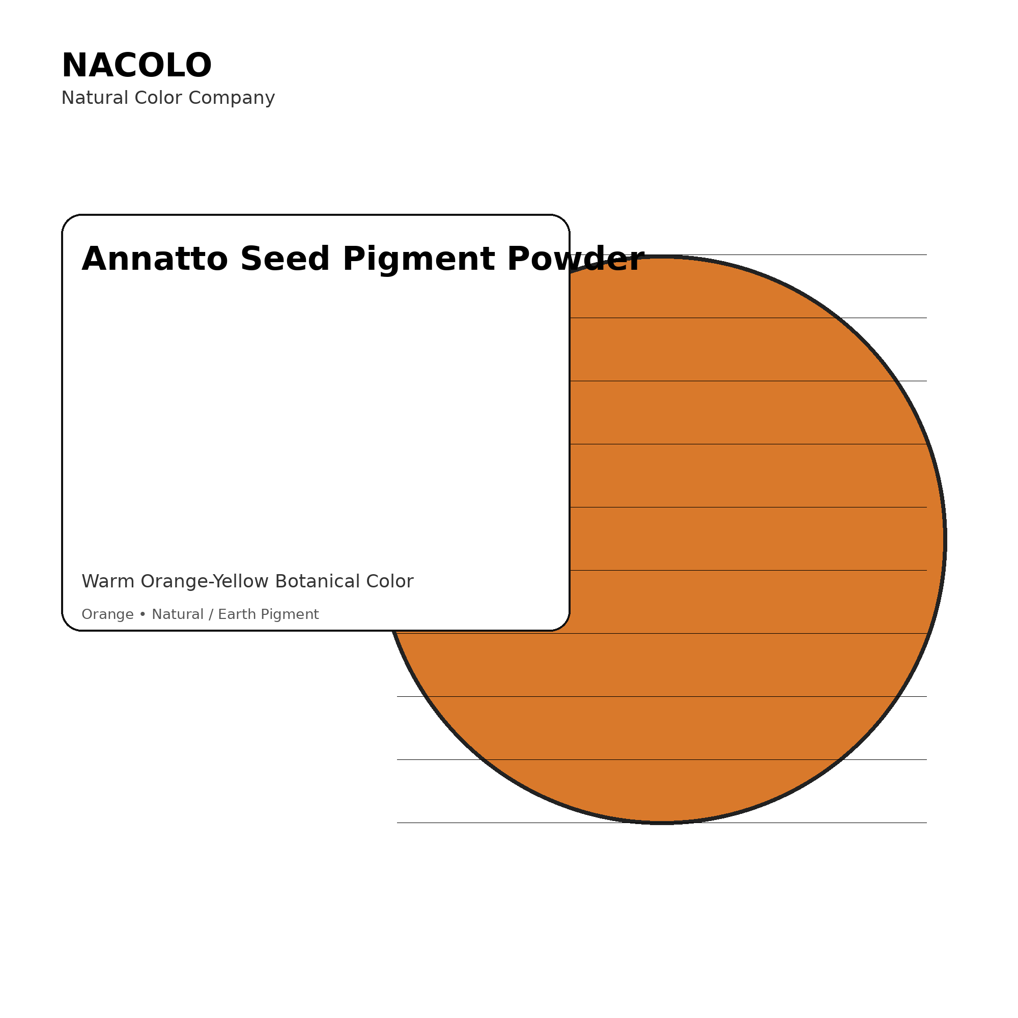 Annatto Seed Pigment Powder