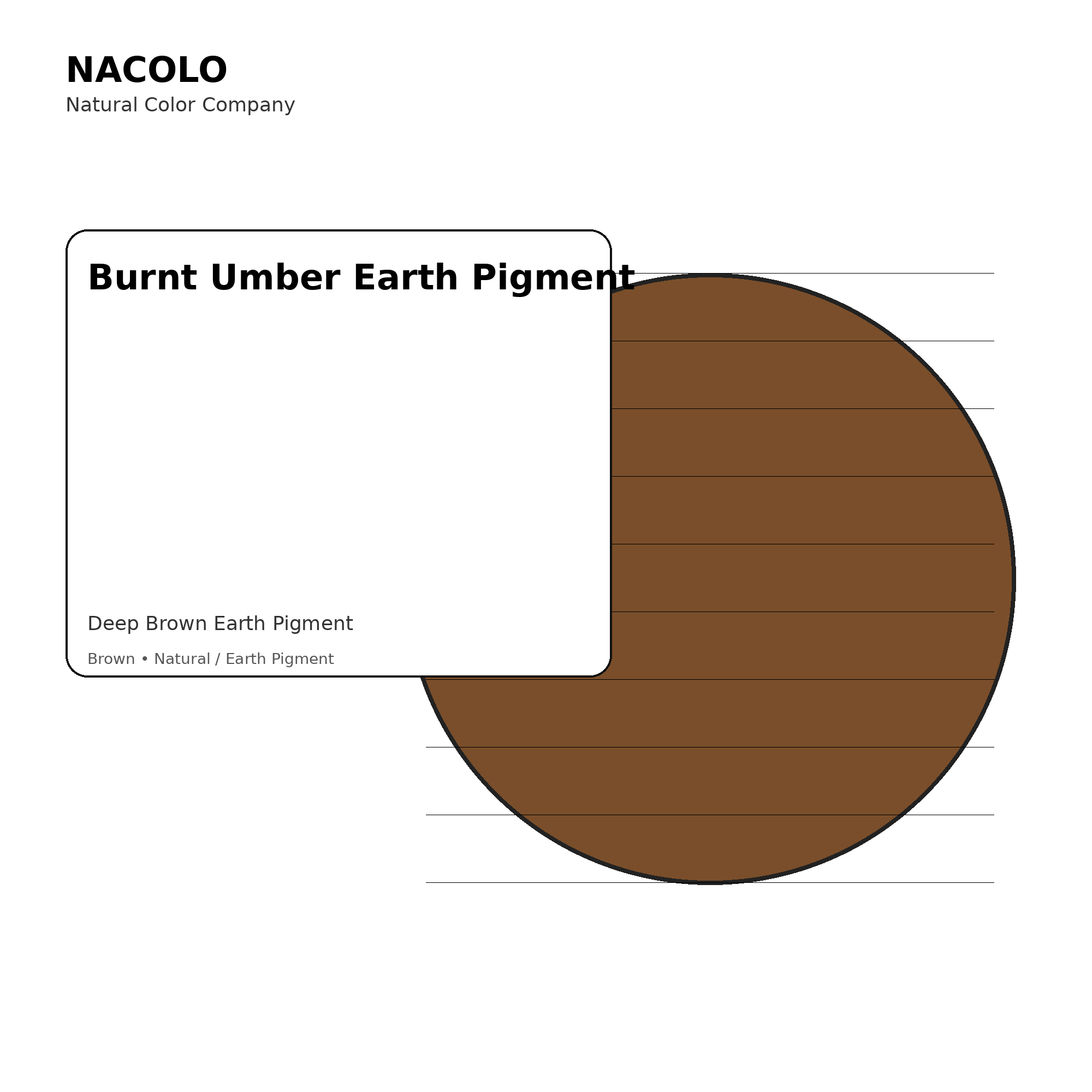 Burnt Umber Earth Pigment