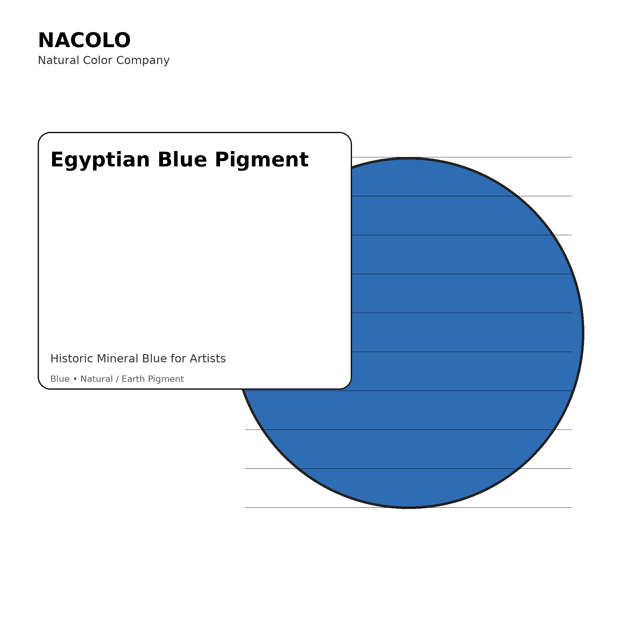 Egyptian Blue Pigment