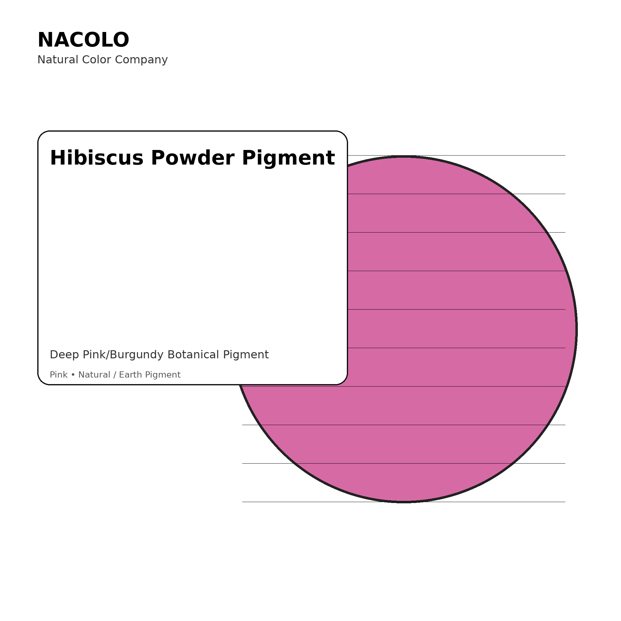 Hibiscus Powder Pigment