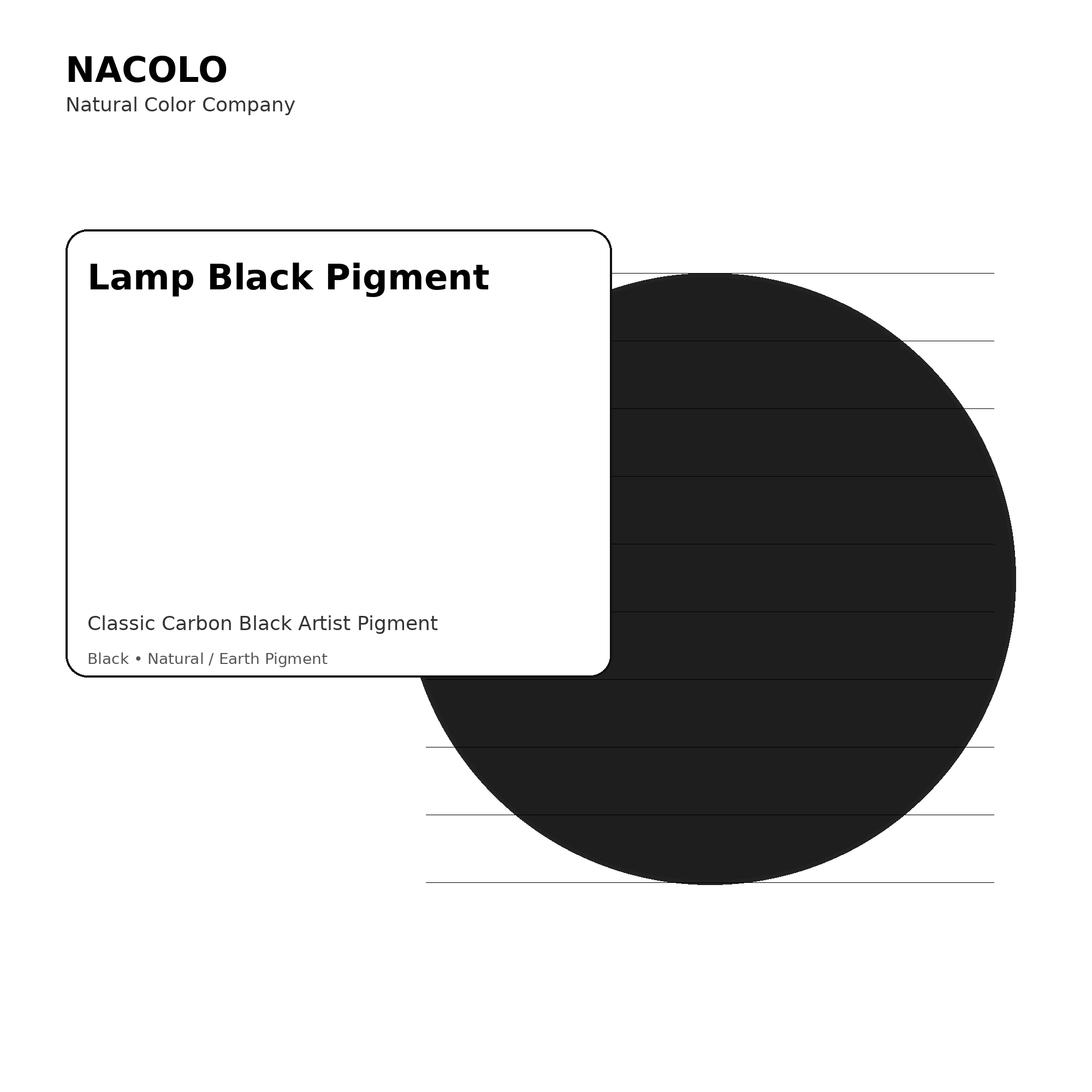 Lamp Black Pigment