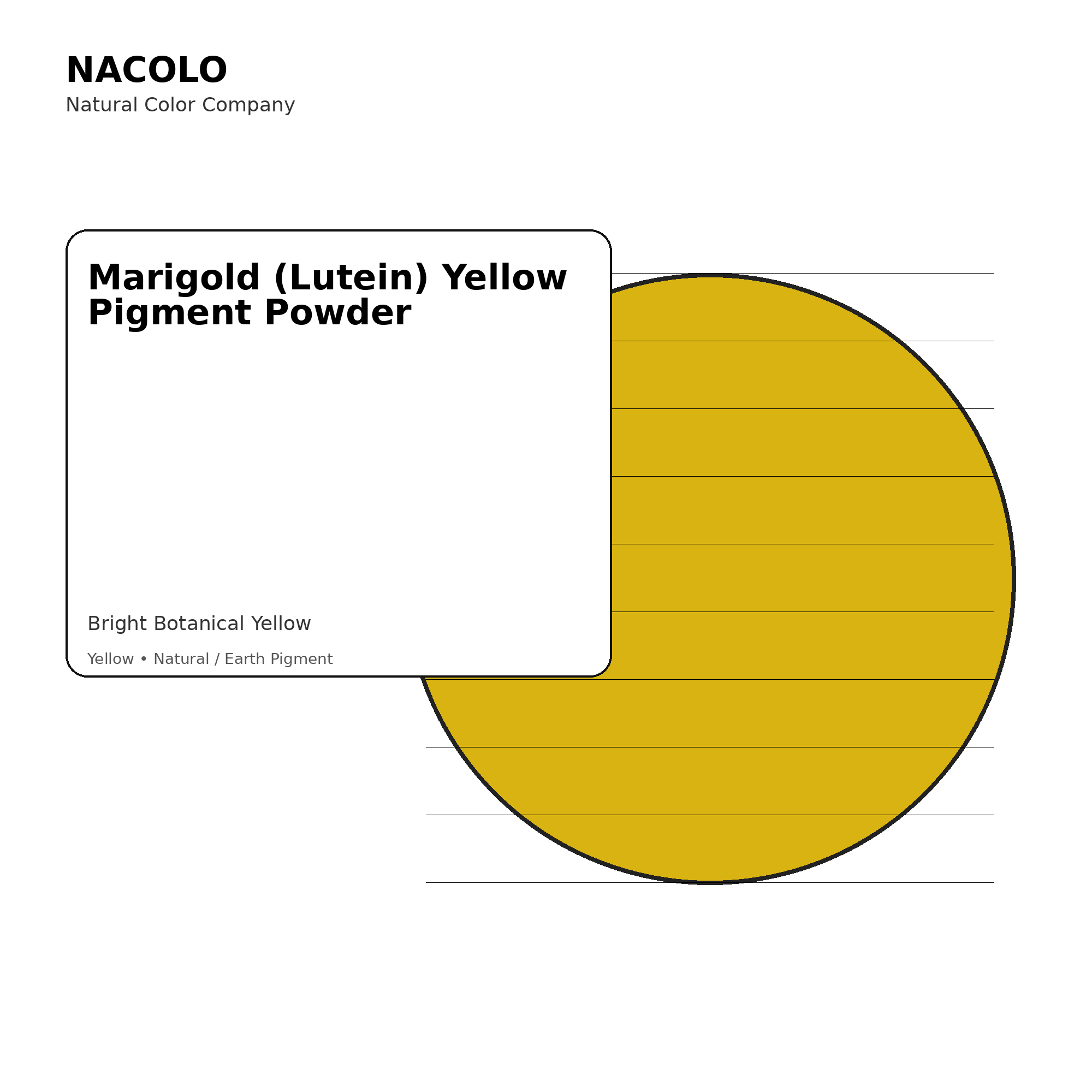Marigold (Lutein) Yellow Pigment Powder