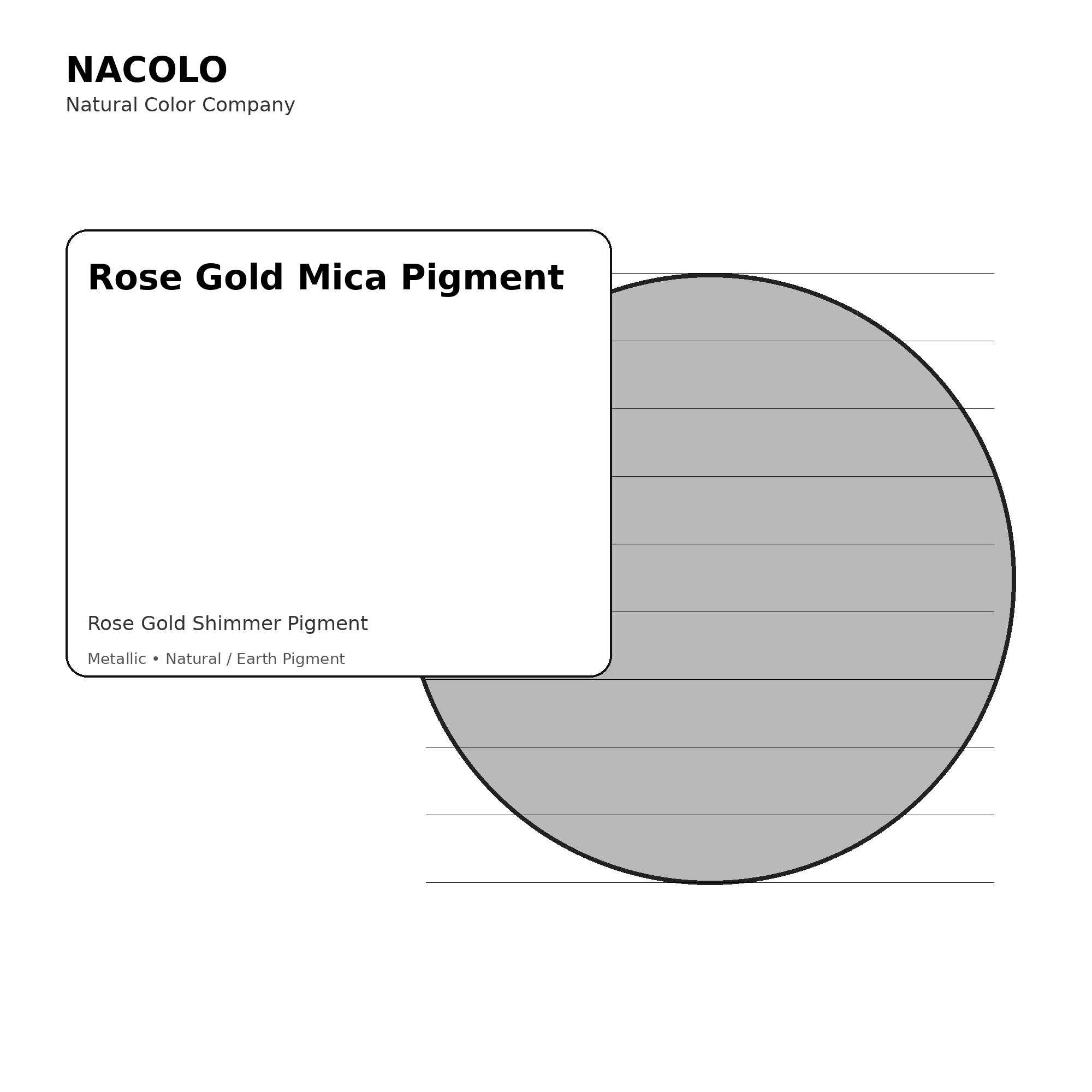 Rose Gold Mica Pigment