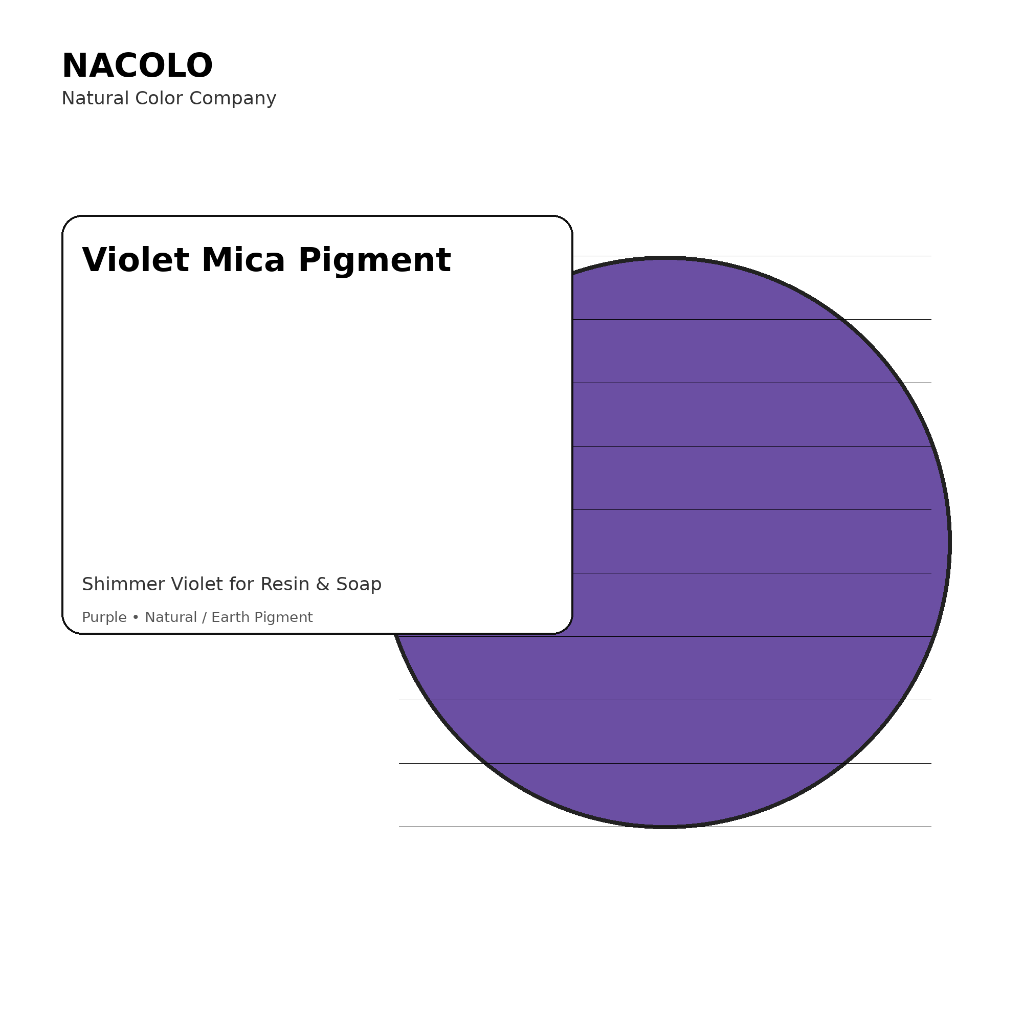 Violet Mica Pigment